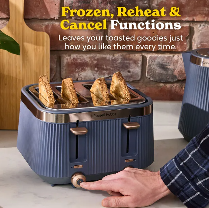 Russell Hobbs Bronte 4 Slice Toaster - Navy | 26772
