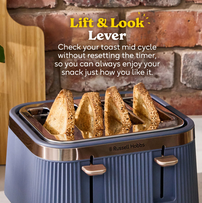 Russell Hobbs Bronte 4 Slice Toaster - Navy | 26772