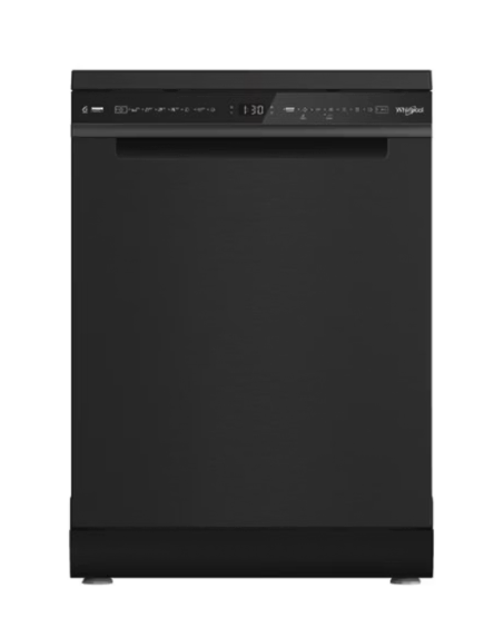 Whirlpool Freestanding Dishwasher, 15 Place, Black | W8FHS61BSUK