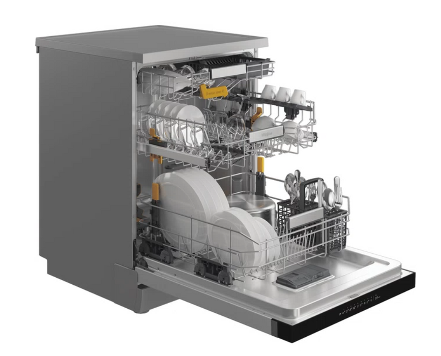 Whirlpool Freestanding Dishwasher - Inox Colour | W8FHP51XUK