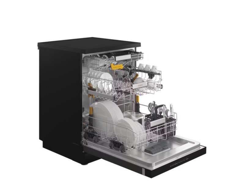 Whirlpool Freestanding Dishwasher, 15 Place, Black | W8FHS61BSUK