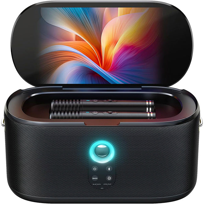 Ikarao Premium Portable Wireless Smart Karaoke Machine 300W with Lyrics Screen 10.1” HD Screen ||  SHELL S1