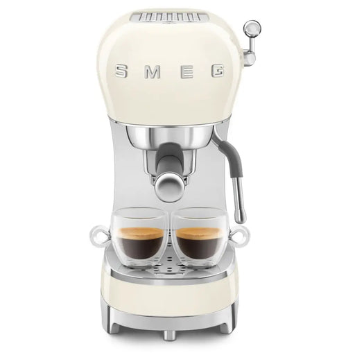 SMEG Espresso Coffee Machine - Cream | ECF02CRUK