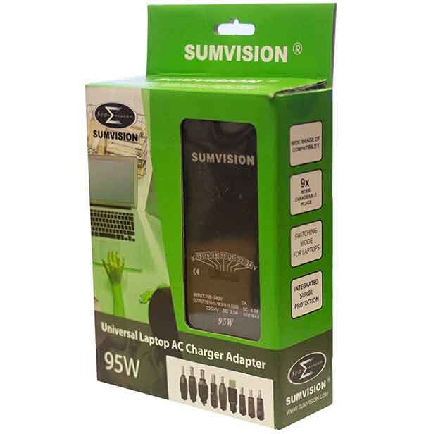 Sumvision Universal Laptop Charger 95w | 160012