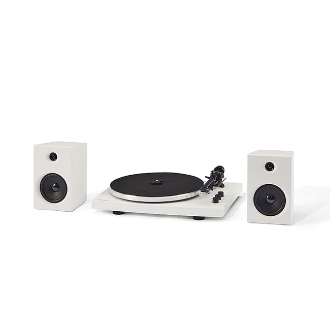 Crosley Bluetooth Record Player with External Speakers - White | EDL T150C-WH4