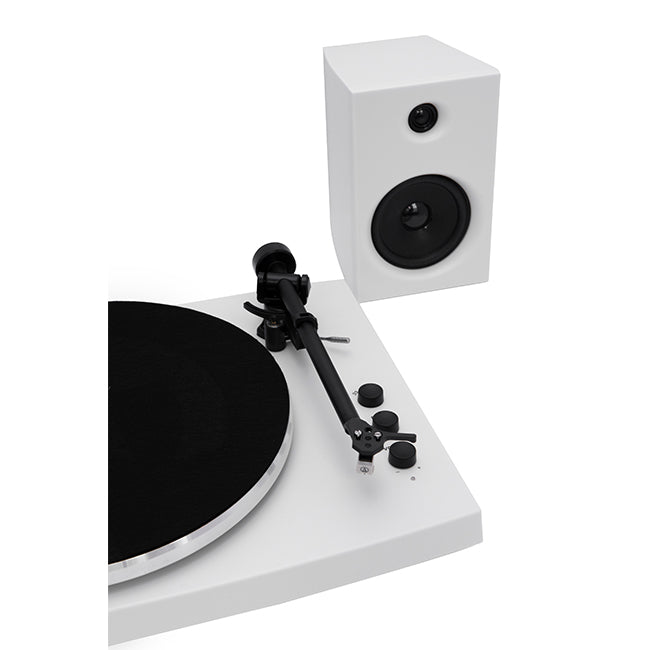 Crosley Bluetooth Record Player with External Speakers - White | EDL T150C-WH4