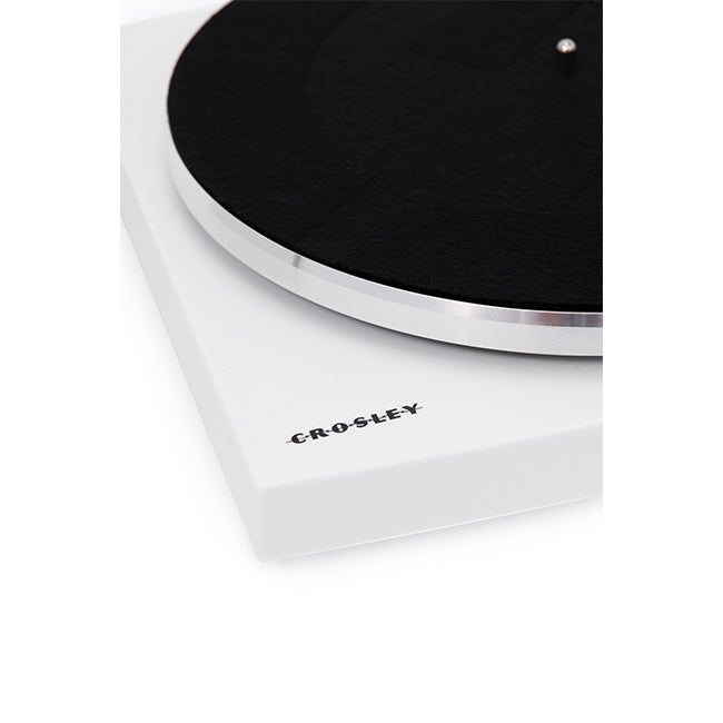 Crosley Bluetooth Record Player with External Speakers - White | EDL T150C-WH4