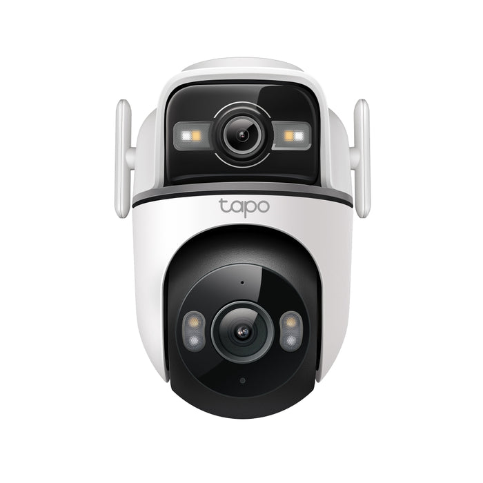 TP-Link Tapo TC47 2K Dual-Lens Outdoor Pan/Tilt Security Camera with Spotlights | TC47