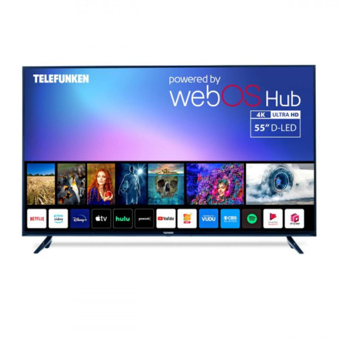 TELEFUNKEN Television *OPEN BOX* TELEFUNKEN 55″ DLED UHD WEBOS Smart TV | N18G-TF-TS5520 IRWINS MEGASTORE