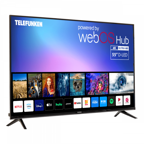 TELEFUNKEN Television *OPEN BOX* TELEFUNKEN 55″ DLED UHD WEBOS Smart TV | N18G-TF-TS5520 IRWINS MEGASTORE