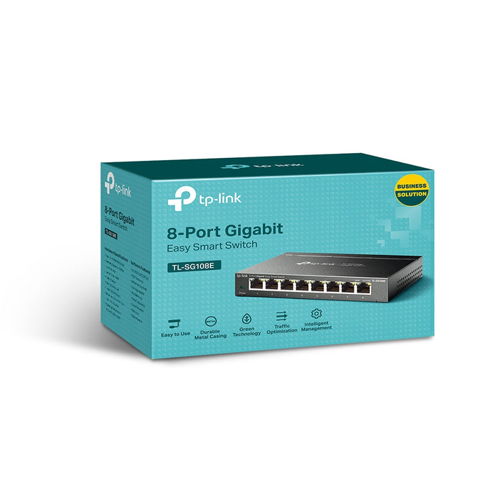 TP-Link 8-Port Gigabit Easy Smart Switch | TL-SG108E