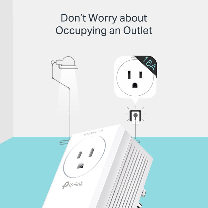 TP-LINK AV1000 Gigabit Passthrough Powerline Wi-Fi Kit | TL-WPA7617KIT