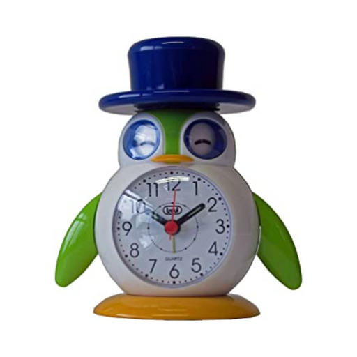 TREVI SL3045 Lillo & Lalla Quartz Alarm Clock - White | TRE0304500