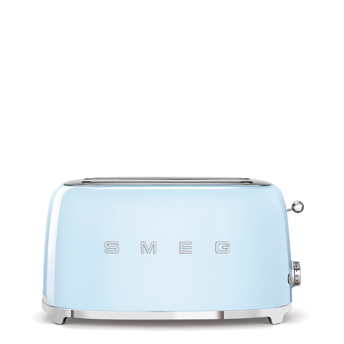 Smeg 50's Style 4 Slice 2 Long Slot Toaster - Gloss Pastel Blue | TSF02PBUK