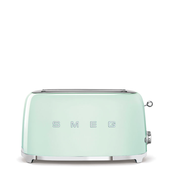 Smeg 50's Style 4 Slice 2 Long Slot Toaster - Gloss Pastel Green | TSF02PGUK