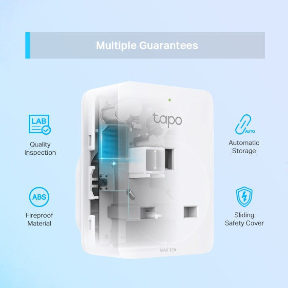 Tp-Link Tapo Mini Smart Wi-Fi Socket (2-Pack) | TAPOP100(2-PACK