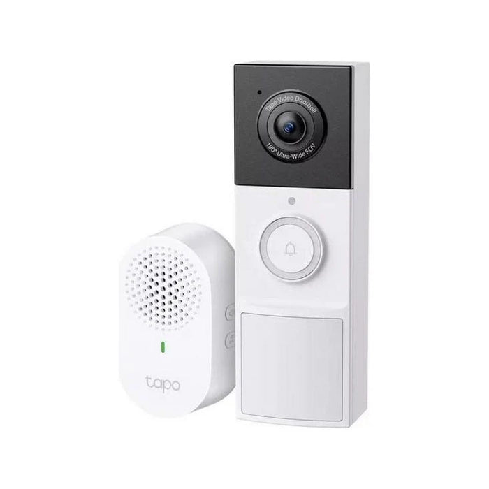 Tapo 2K Wireless Video Doorbell Camera With Chime - White | TAPO D210