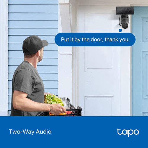 TAPO Security Camera TAPO Solar-Powered Security Camera Kit Black | TAPO C411 KIT IRWINS MEGASTORE
