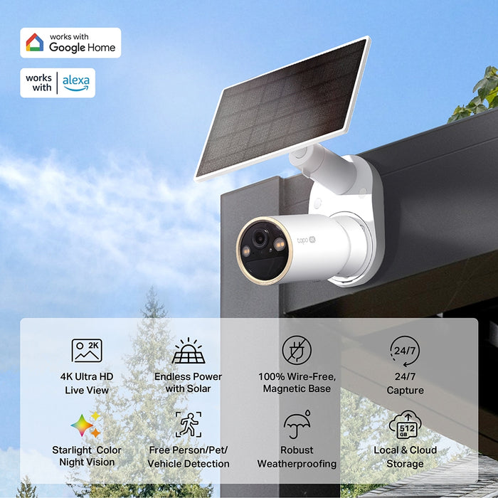 TAPO Solar-Powered Security Camera Kit | TAPO C460 KIT