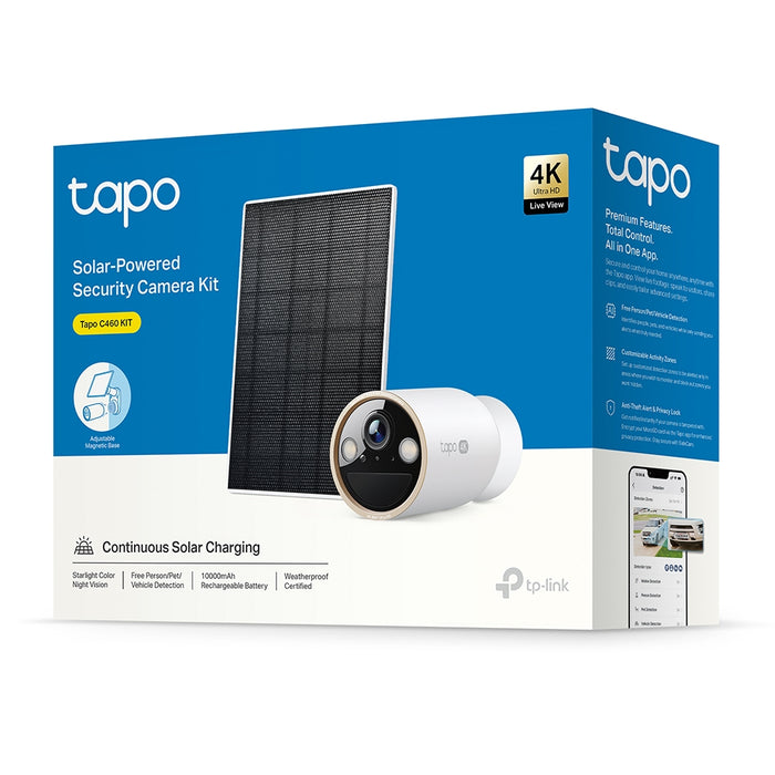 TAPO Solar-Powered Security Camera Kit | TAPO C460 KIT