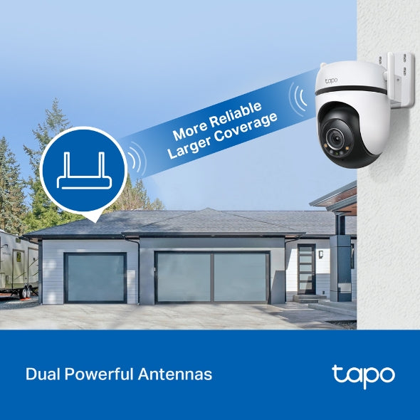 TP-Link Outdoor Pan Tilt Security Wi-Fi Camera || TAPOC520WS