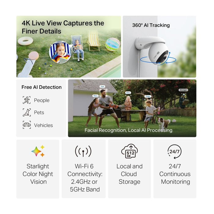 TAPO Outdoor Pan/Tilt Security Wi-Fi Camera | TAPO C560WS