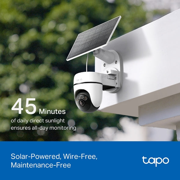 Tapo Solar-Powered Pan/Tilt Security Camera Kit | Tapo C610 KIT