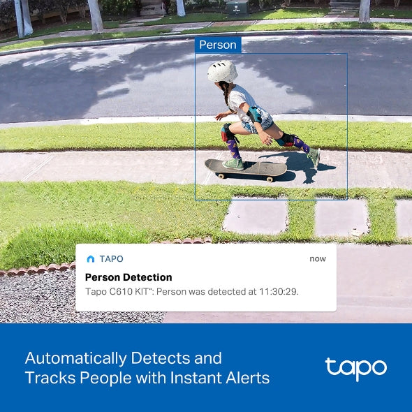 Tapo Solar-Powered Pan/Tilt Security Camera Kit | Tapo C610 KIT