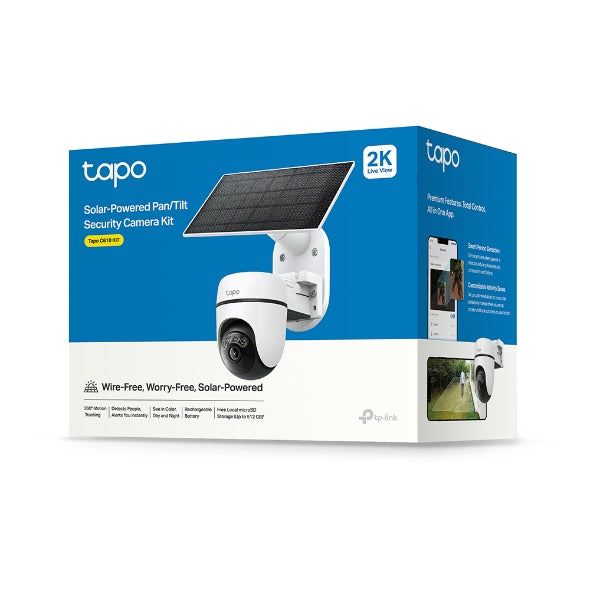 Tapo Solar-Powered Pan/Tilt Security Camera Kit | Tapo C610 KIT