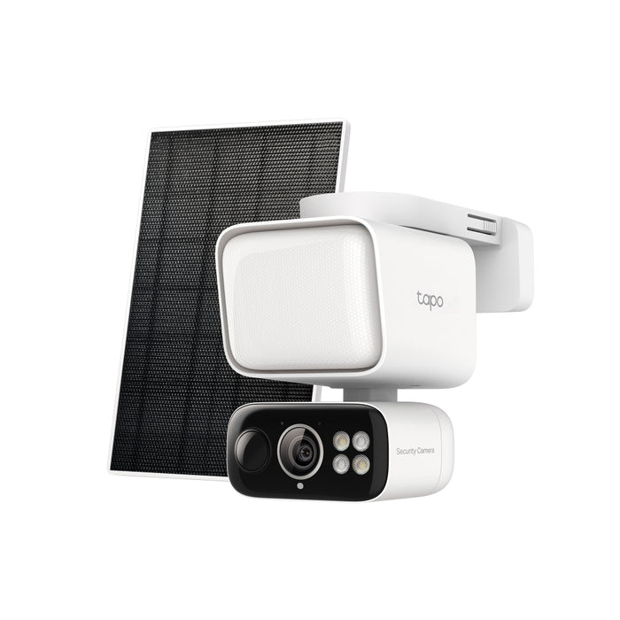TP-Link Tapo 2K Solar-Powered Floodlight Pan/Tilt Security Camera with Solar Panel | TC50 KIT