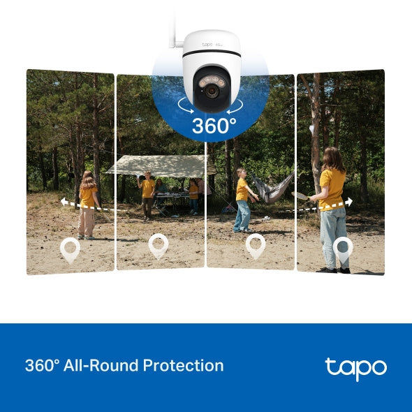Tp-Link Tapo Solar-Powered Pan/Tilt 4G LTE Security Camera Kit | TAPO C615G KIT