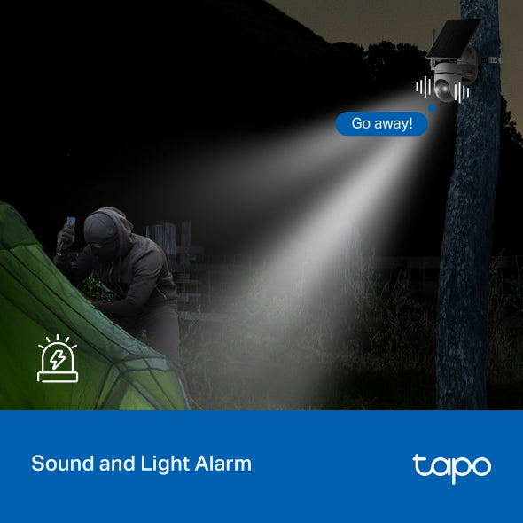 Tp-Link Tapo Solar-Powered Pan/Tilt 4G LTE Security Camera Kit | TAPO C615G KIT