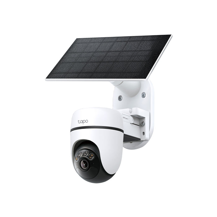 TP-Link Tapo C630 KIT 3K 5MP Solar-Powered Pan & Tilt Outdoor Security Camera with AI Tracking and 6700mAh Battery - White | TAPO C630 KIT