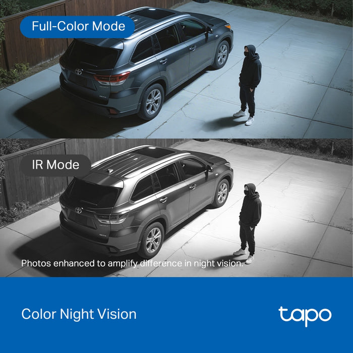TP-Link Tapo C630 KIT 3K 5MP Solar-Powered Pan & Tilt Outdoor Security Camera with AI Tracking and 6700mAh Battery - White | TAPO C630 KIT