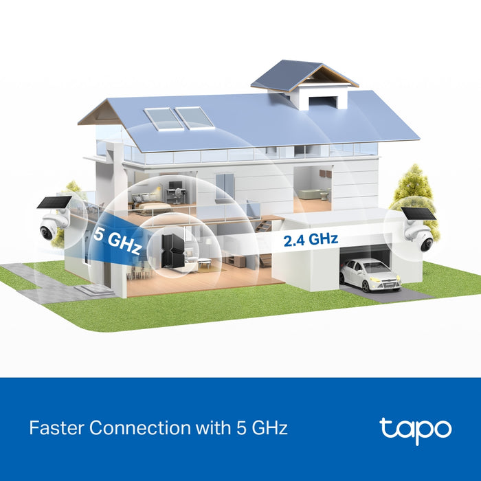 TP-Link Tapo C660 Solar-Powered 4K Ultra HD Pan/Tilt Security Camera Kit | TAPO C660 KIT