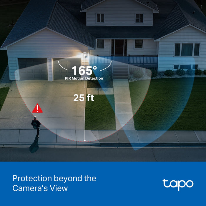 TP-Link Tapo C710 2K Outdoor Pan/Tilt Floodlight Security Camera 1500 Lumens | TAPO C710