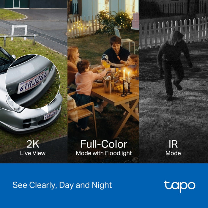 TP-Link Tapo C710 2K Outdoor Pan/Tilt Floodlight Security Camera 1500 Lumens | TAPO C710