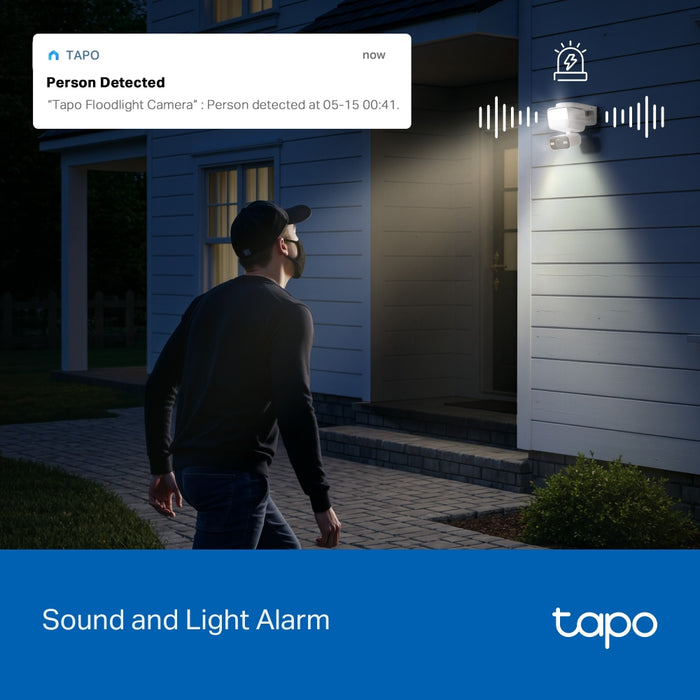 TP-Link Tapo C710 2K Outdoor Pan/Tilt Floodlight Security Camera 1500 Lumens | TAPO C710