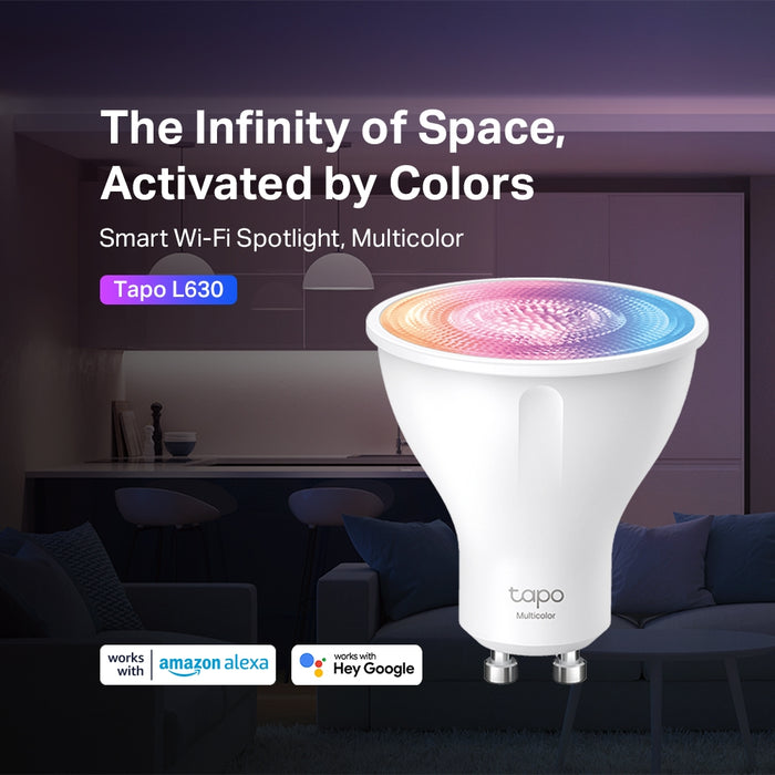 TP-Link Smart Wi-Fi Spotlight Multicolor GU10 (4-Pack) | TAPO L630 4P
