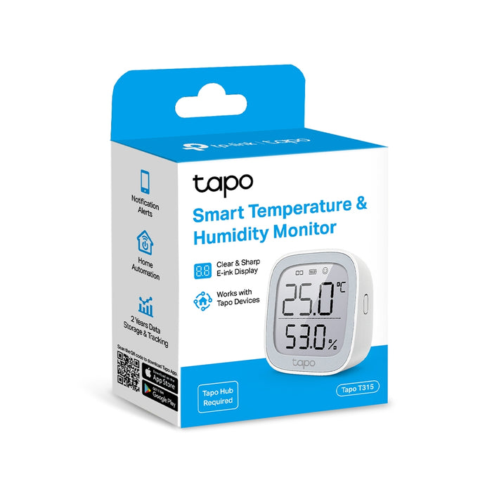 Tp-Link Tapo T315 Smart Temperature and Humidity Monitor | TAPO T315