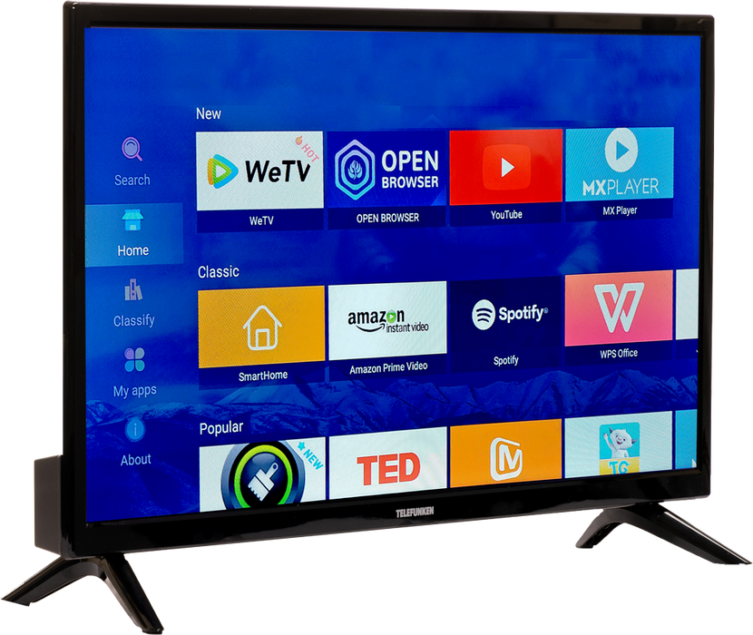 TELEFUNKEN 24" DLED HD Smart TV | D18G-TF-TS2410