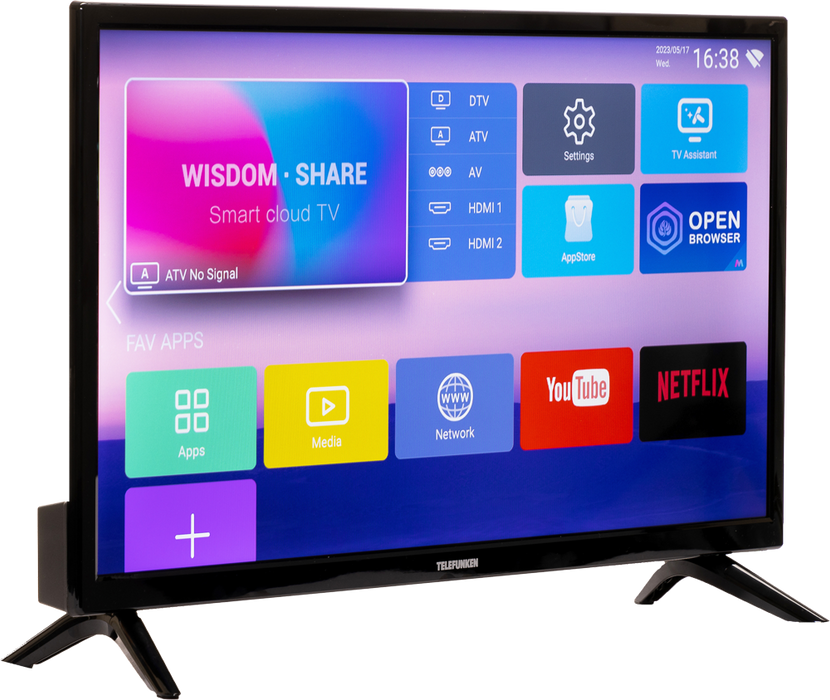 TELEFUNKEN 24" DLED HD Smart TV | D18G-TF-TS2410