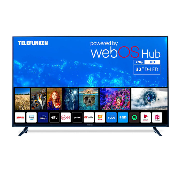 Telefunken N18 32" HD Smart TV UltraSlim Frameless Design with WebOS || N18G-TF-TS3211