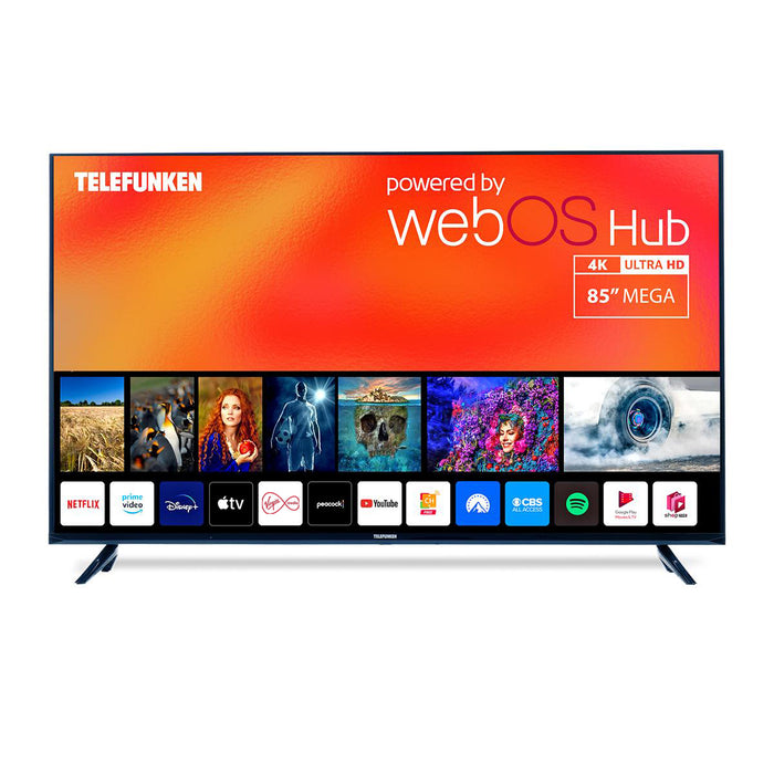 Telefunken N18 85" 4K Smart TV UltraSlim Frameless Design with WebOS | TIS N18G-TF-TS8510