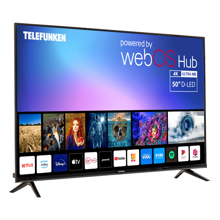 Telefunken N18 50" 4K Smart TV UltraSlim Frameless Design with WebOS || N18G-TF-TS5020