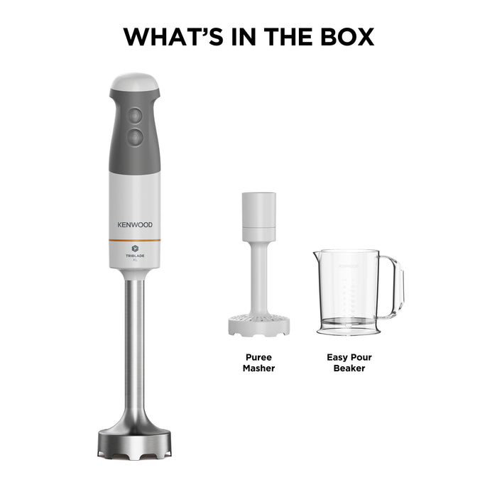 Kenwood Triblade XL Hand Blender 850W | HBM40.004WH