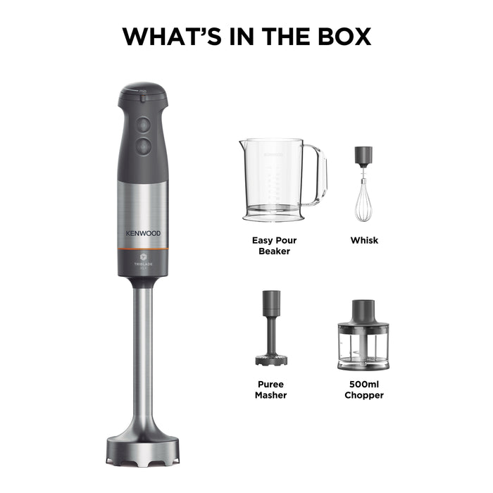 KENWOOD  Triblade XL+ Hand Blender | HBM60.307GY