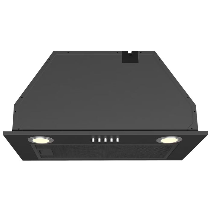 CATA 52cm Canopy Extractor Hood with 3 Speed Fan - Black || UBSCAN52BK