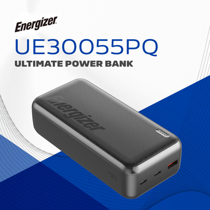 30K 22.5W Fast Charging Ultra High-Capacity Power Bank | BUE30055PQ