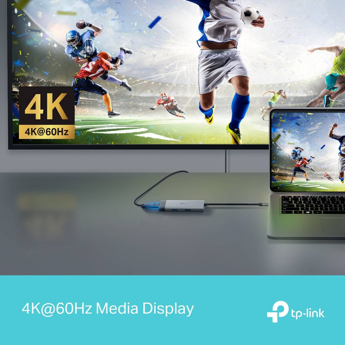 TP-Link UH5020C 5-in-1 USB-C Hub with 4K 60Hz HDMI and 100W Power Delivery | UH5020C